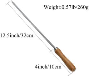 img 3 attached to NAJMECHOY 6 Piece Skewers Barbecue Stainless