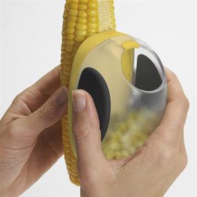 img 2 attached to 🌽 Efficient OXO Good Grips Corn Stripper – Easily Remove Corn Kernels in Clear/White/Black