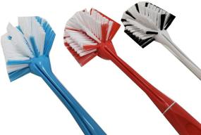 img 2 attached to 3 Pack Scrub Cleaning Brush for Dishes, Pans, Plates, Pots & Bathroom - Ergonomic Grip for Enhanced Comfort