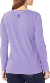 img 1 attached to 👚 Life is Good Womens Long Sleeve Graphic T-Shirt Crusher Collection: Stylish Comfort for Active Women