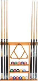 img 3 attached to 🎱 Flintar Premium Wall Cue Rack - Solid Hardwood Billiard Pool Cue Stick Holder with Enhanced Direct Wall Mounting - Cue Rack Only (Cues, Balls, and Ball Rack Not Included)