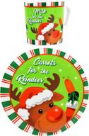 cookies santa plate mug melamine logo