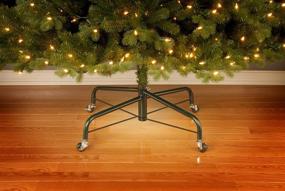 img 1 attached to 🌲 National Tree 32" Folding Stand with Rolling Wheels for 9-10ft Trees, 1.25-Inch Pole (FTS-32R-1)