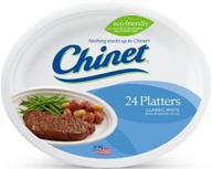 🍽️ chinet premium paper platters: superior quality and versatility in 10 inches logo