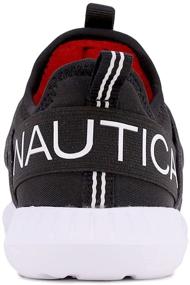 img 2 attached to 👟 Nautica дети Девочки Металлические модные кроссовки: Кроссовки для спортивного бега на шнуровке для больших детей, маленьких детей и младенцев.