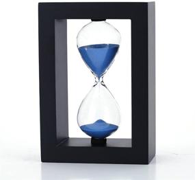 img 2 attached to ⏳ Classic 20-Minute Hourglass Timer with Wood Frame: Time in Style