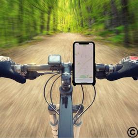 img 3 attached to 🚲 Bike Phone Mount - 360° Rotation Aluminum Alloy Bicycle Phone Holder for 4 to 6.5 Inch Devices - Bike Accessories by RT Swift