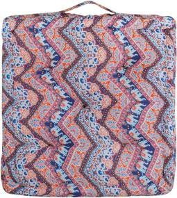 img 4 attached to Cotton Floor Cushion 16X16 Multicolor Bedding