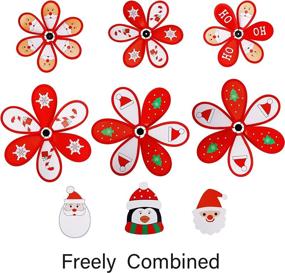 img 2 attached to 🍷 Enchanting Winemana Christmas Pinwheels: Whimsical Ornaments to Bedeck Your Holiday Décor