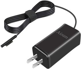 img 4 attached to 💻 Black Surface Pro Charger 44W/65W - Laptop Power Supply 15V 2.58A/4A for Microsoft Surface Pro 6, Pro 4, Pro 3, Surface Laptop 2, Surface Pro, Surface Go, and Surface Book