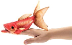 img 4 attached to 🐠 Folkmanis 2781 Mini Goldfish: Lifelike and Interactive Toy for Kids and Collectors