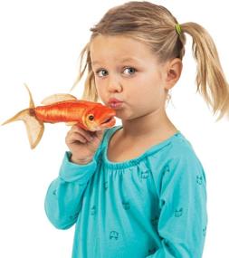img 1 attached to 🐠 Folkmanis 2781 Mini Goldfish: Lifelike and Interactive Toy for Kids and Collectors