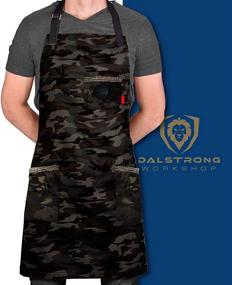 img 4 attached to DALSTRONG Chef's Kitchen Apron for Professionals