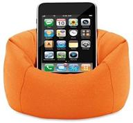 ebuygb orange bean bag sofa pouch case for iphone/ipod/samsung smartphone: convenient and stylish storage solution logo