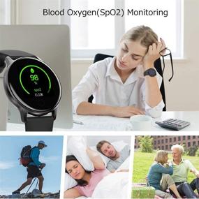 img 1 attached to 💪 UMIDIGI Uwatch 3S: Smart Watch with Blood Oxygen & Heart Rate Monitor - 5ATM Waterproof Fitness Tracker for Women and Men - iPhone and Android Compatible