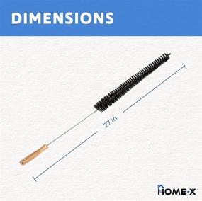 img 1 attached to 🔥 Home-X Dryer Vent Cleaning Brush: Ultimate Lint-Cleaner Tool for Pristine Dryer Vents and Laundry Room Cleaning