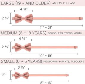 img 1 attached to 👔 Boys' Classic Pre-Tied House Bow Ties - Accessorize with Style