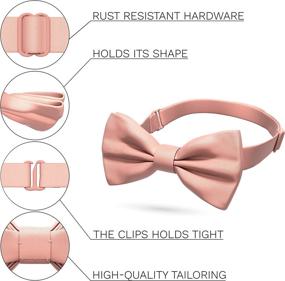 img 3 attached to 👔 Boys' Classic Pre-Tied House Bow Ties - Accessorize with Style