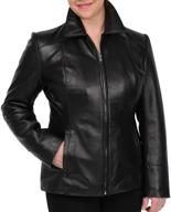 excelled womens lambskin bordeaux medium women's clothing for coats, jackets & vests logo