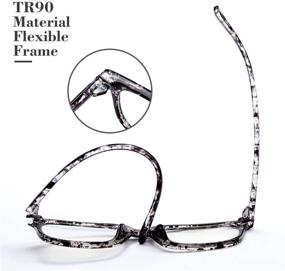 img 2 attached to 👓 FreezeFrames Очки для блокировки синего света: Стильная леопардовая квадратная оправа для компьютера, телевизора, чтения - Решение против усталости глаз и головной боли
