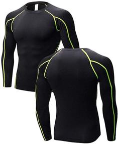 img 3 attached to Men's Compression Wicking Baselayer by Sanke Performance