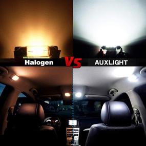 img 1 attached to 🔆 AuxLight 6SMD Canbus Error Free LED Interior Light Bulbs Pack - Xenon White, 6000K, Super Bright 6418 6411 DE3425 C5W DE3423 36MM 1.42” Festoon for Dome Map Door Courtesy License Plate Lights (Pack of 6)