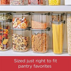 img 2 attached to 🍱 Rubbermaid BPA Free Plastic Food Storage Container for Flour - 16 Cup Size | Brilliance Pantry Airtight, Open Stock