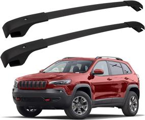 img 4 attached to 🚗 FengYu Roof Rack Cross Bars: Heavy-Duty Aluminum Crossbars for 2014-2021 Jeep Cherokee - Ideal for Carrying Kayaks, Skis, Baskets, and Luggage