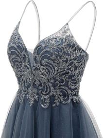 img 1 attached to Trendy Tulle Homecoming Dresses: Spaghetti Strap 👗 Cocktail and Formal Attire for Teens and Women