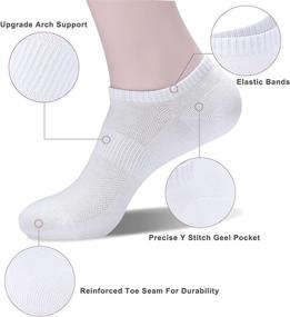 img 3 attached to 🧦 6-Pack of Corlap Women's Athletic Low Cut Ankle Socks - Breathable Running Socks