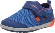 👟 versatile merrell steps water orange toddler girls' athletic shoes - durable and comfy! logo