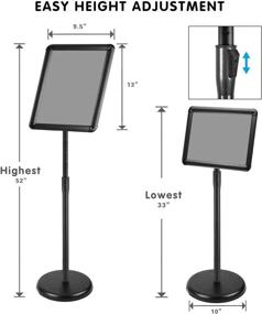 img 1 attached to Egeen FlexiStand: A Versatile Adjustable Standing Wedding Advertisement Solution