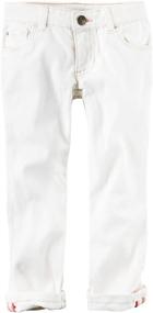 img 1 attached to Carter's Girls' Woven Pant 258g447: Stylish and Comfortable Bottoms for Little Fashionistas