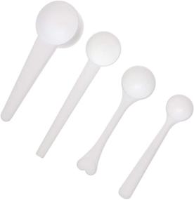 img 2 attached to 🥄 ONLYKXY 1/3/5/10g Measuring Spoons for Coffee, Protein, and Milk Powder – Kitchen Tools Scoops