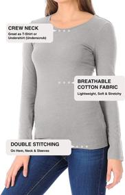 img 1 attached to ClothingAve Womens Stretch T Shirts X Large 👚 – Comfortable and Stylish Women's Clothing in Extended Sizes