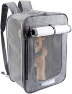 mogoko 2-in-1 dog carrier backpack: airline approved soft-sided pet travel carrier for outdoor walking and hiking logo