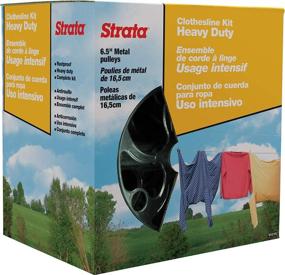 img 3 attached to 👕 Strong & Sturdy: Strata Clothesline Kit - Heavy Duty Performance for Ultimate Laundry Solutions