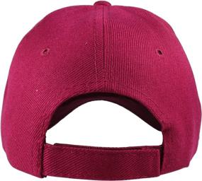 img 2 attached to 🧢 Gelante 6-Pack Wholesale Lot of Adjustable Back Strap Plain Blank Baseball Caps