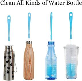 img 1 attached to 🧼 ALINK 17in Extra Long Bottle Cleaning Brush - Ideal for Washing Narrow Neck Beer, Wine, Thermos, Yeti, S'Well, Brewing Bottles, and Hummingbird Feeders