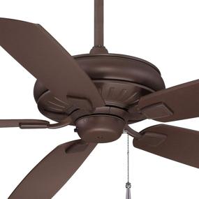 img 2 attached to Minka-Aire F532-ORB Sunseeker: The Perfect 60 Inch Outdoor Ceiling Fan with Pull Chain in Oil Rubbed Bronze Finish