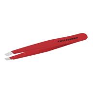 🔴 tweezerman slant tweezer - red model no. 1230-rr: precision and style combined logo