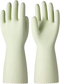 img 4 attached to 🧤 LANON Wahoo SIL-PUR Silicone Household Cleaning Gloves: Food Grade, Reusable, Non-Slip - Green, Large