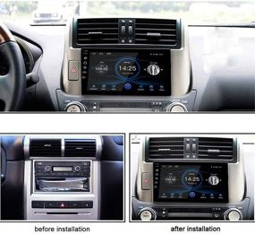 img 3 attached to 🚗 LEXXSON 10 inch Android 8.1 Car Radio: GPS Navigation, Bluetooth, USB Player, 1G DDR3 + 16G NAND Memory Flash