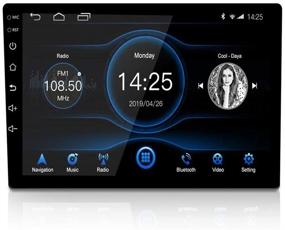 img 4 attached to 🚗 LEXXSON 10 inch Android 8.1 Car Radio: GPS Navigation, Bluetooth, USB Player, 1G DDR3 + 16G NAND Memory Flash