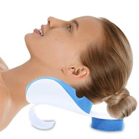 img 4 attached to Pivit Neck Support Relaxer: Ultimate Shoulder Chiropractic Pillow for Cervical Spine Relief, Neckbone Muscle Tension Reliever, and Pressure Relief from Stiff Chronic Pain and Disc Misalignment