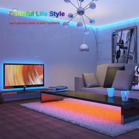 img 3 attached to 🌈 Explore the Vibrant World of HOMINA 16.4ft LED Strip Lights: Multi-Color, Remote Controlled, Perfect for TV and Indoor Holiday Decor