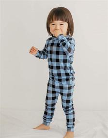 img 2 attached to 👕 Comfortable Modal Tencel Sleepwear Pajamas Set for Kids - VAENAIT BABY 12M-7T (Unisex Girls & Boys)