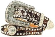 🌟 blazin roxx women's rhinestone conchos belt accessories logo