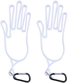 img 4 attached to 🏌️ Golf Glove Holder: Efficient Dryer, Stretcher, and Hanger - How True 2-Pcs Plastic Support Frame