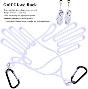 img 2 attached to 🏌️ Golf Glove Holder: Efficient Dryer, Stretcher, and Hanger - How True 2-Pcs Plastic Support Frame